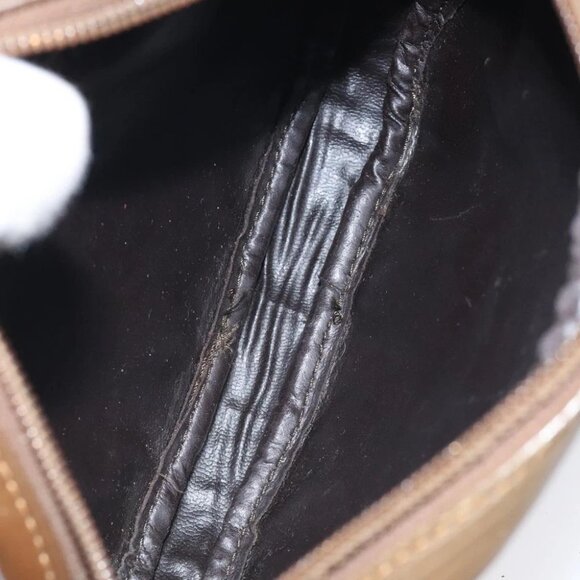 FENDI Zucchino Canvas Shoulder Bag Beige Auth - Picture 13 of 16